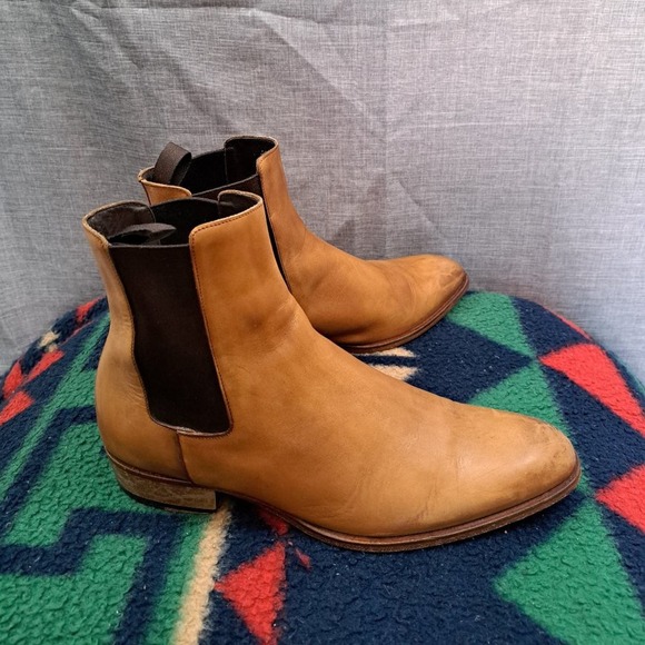 To Boot New York Size 9 Men Leather Brown Chukka Boots 485-1 - Picture 3 of 15